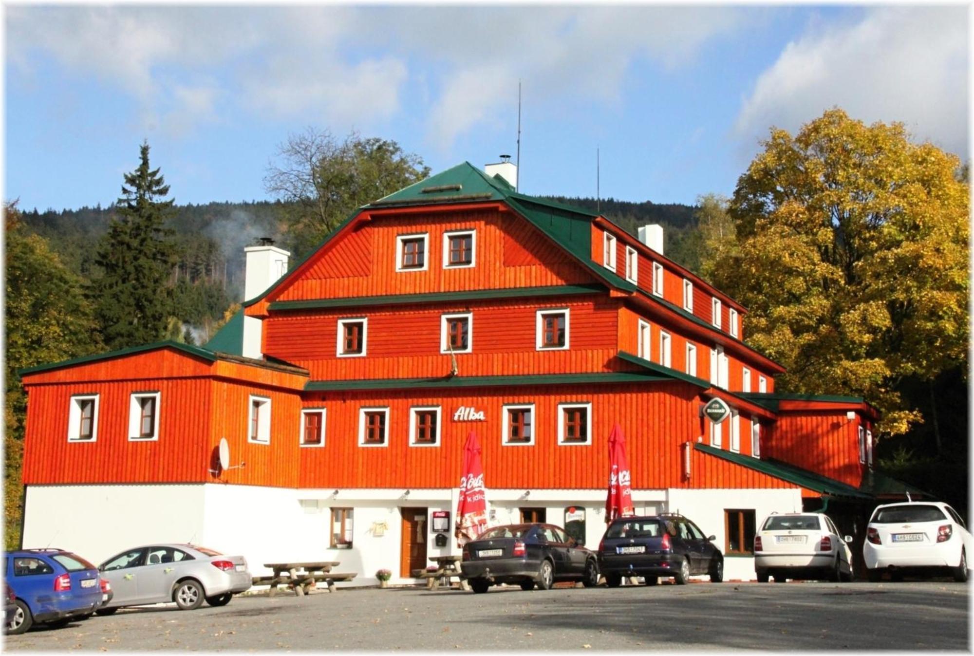 Hotel Alba Destne v Orlickych horach Eksteriør billede