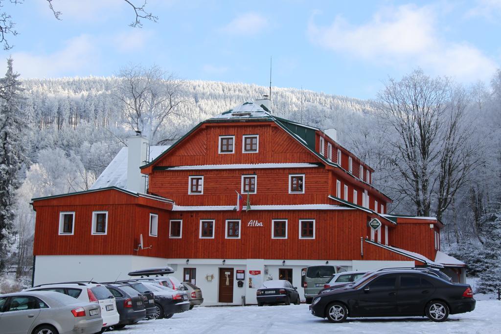 Hotel Alba Destne v Orlickych horach Eksteriør billede